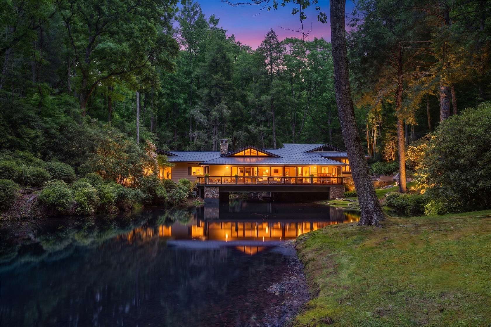 4.9 Acres of Land with Home for Sale in Cashiers, North Carolina