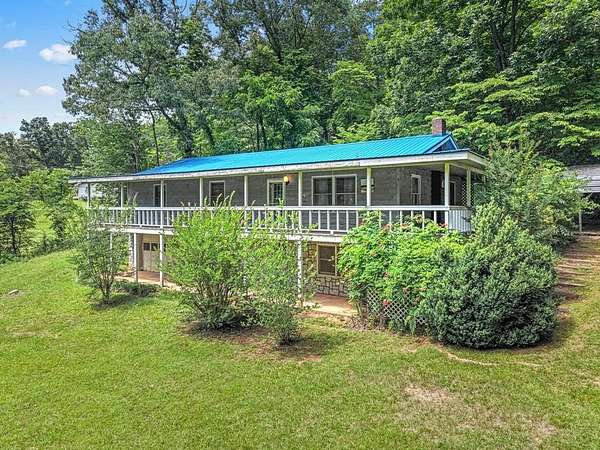 6.6 Acres of Land with Home for Sale in Franklin, North Carolina
