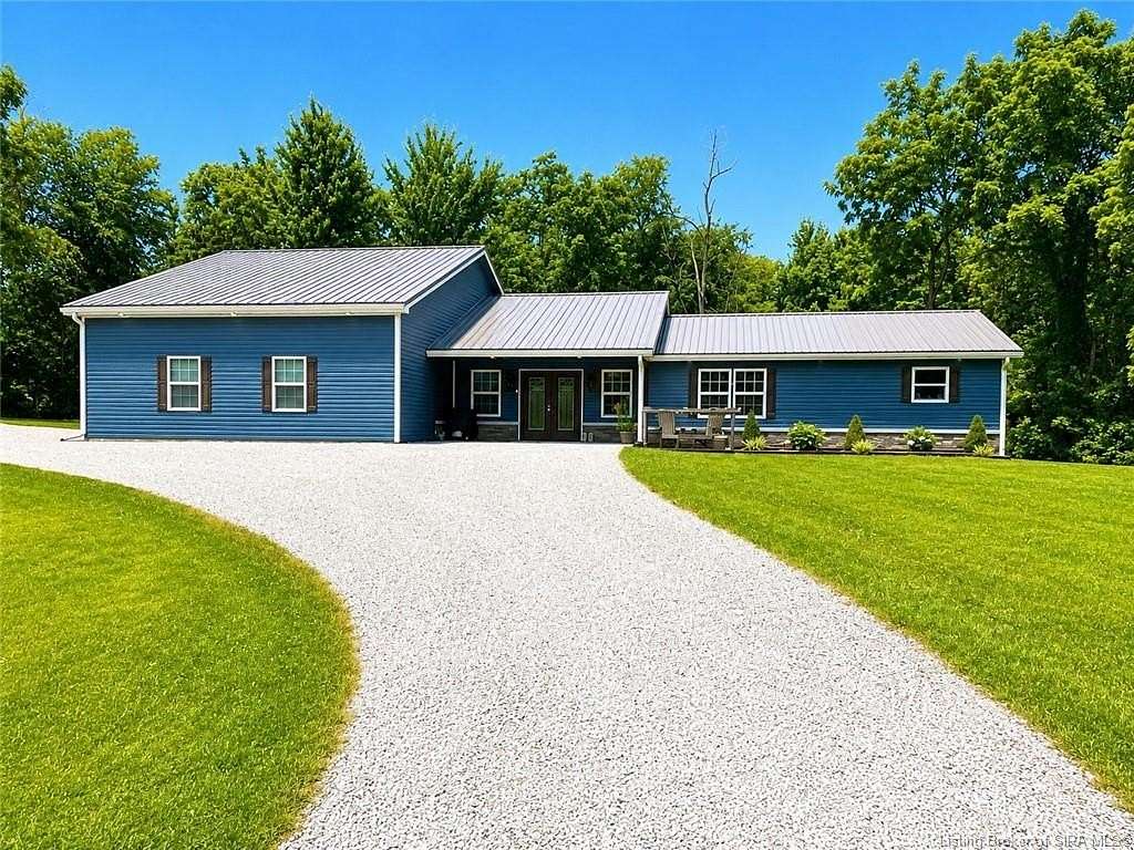 19.4 Acres of Land with Home for Sale in Scottsburg, Indiana