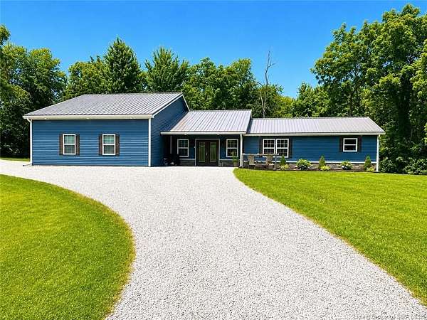 19.4 Acres of Land with Home for Sale in Scottsburg, Indiana