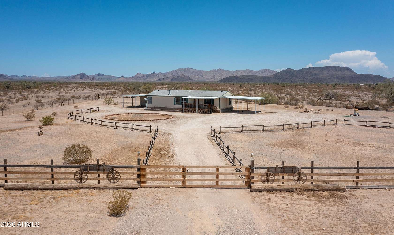 7.2 Acres of Land with Home for Sale in Tonopah, Arizona