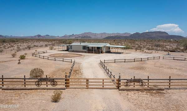 7.2 Acres of Land with Home for Sale in Tonopah, Arizona