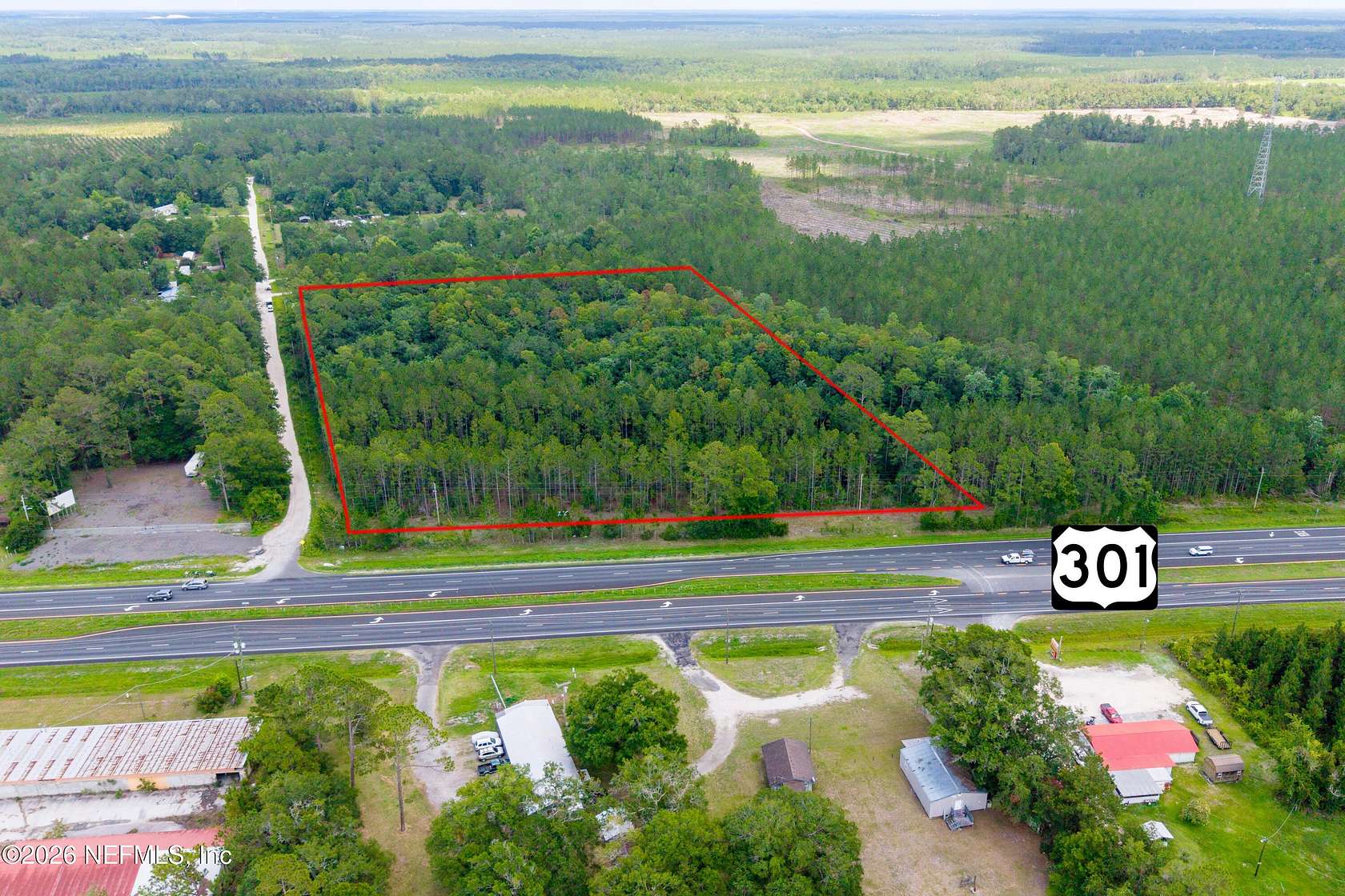5.5 Acres of Commercial Land for Sale in Starke, Florida