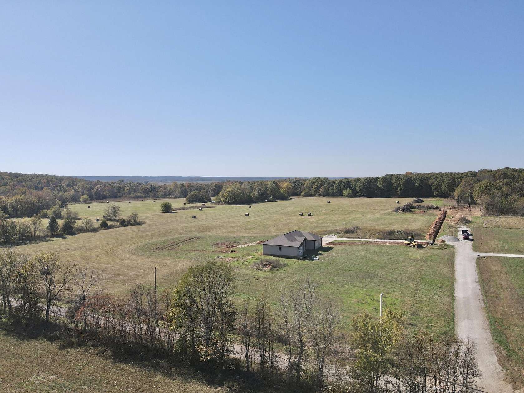 6.66 Acres of Land with Home for Sale in Everton, Missouri