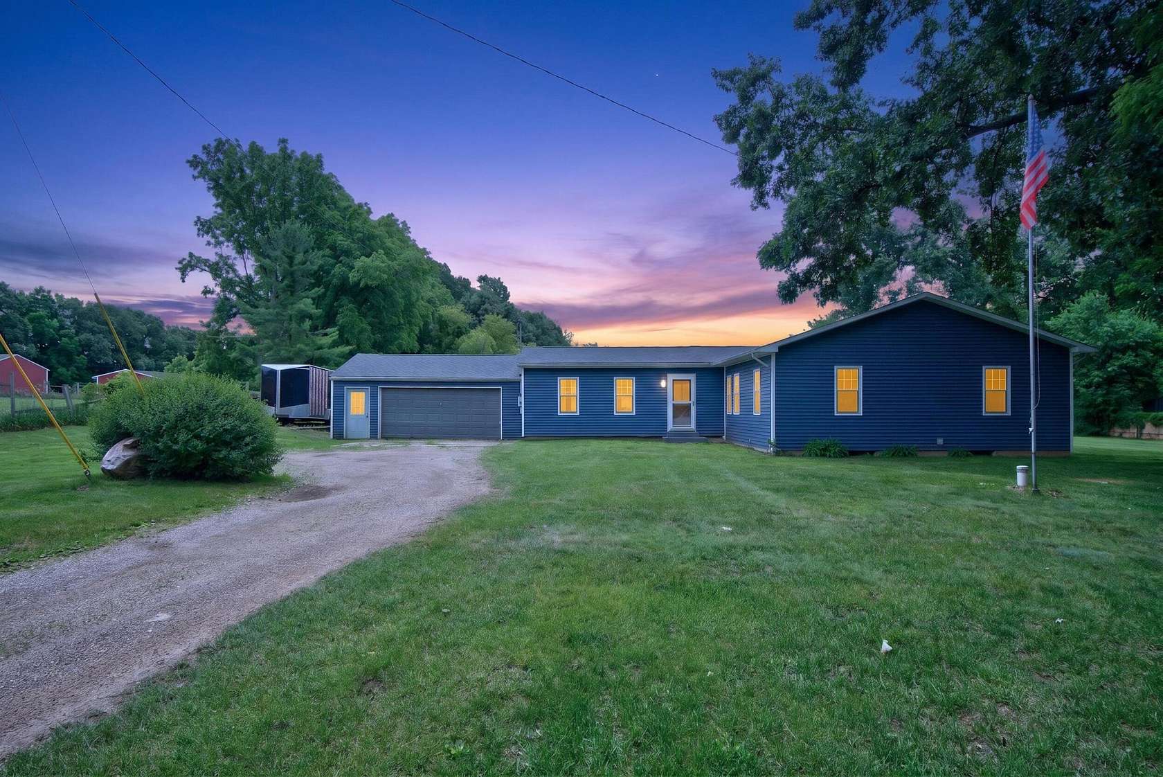 5 Acres of Land with Home for Sale in Parma, Michigan
