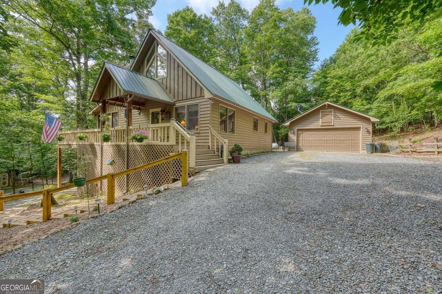 2 Acres of Land with Home for Sale in Morganton, Georgia