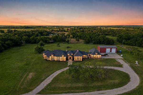 40 Acres of Agricultural Land with Home for Sale in Terrell, Texas