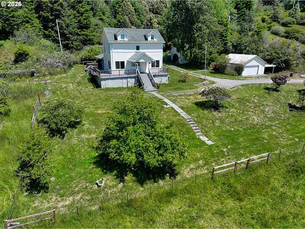 74 Acres of Agricultural Land with Home for Sale in Pistol River, Oregon