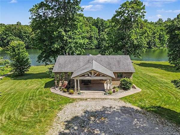 4.68 Acres of Land with Home for Sale in Scottsburg, Indiana