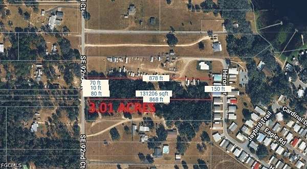 3 Acres of Residential Land for Sale in Bellview, Florida