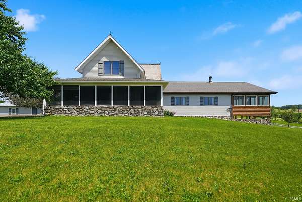 4.5 Acres of Land with Home for Sale in Columbia City, Indiana