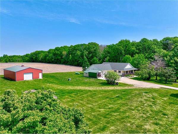 12 Acres of Land with Home for Sale in Martell Town, Wisconsin
