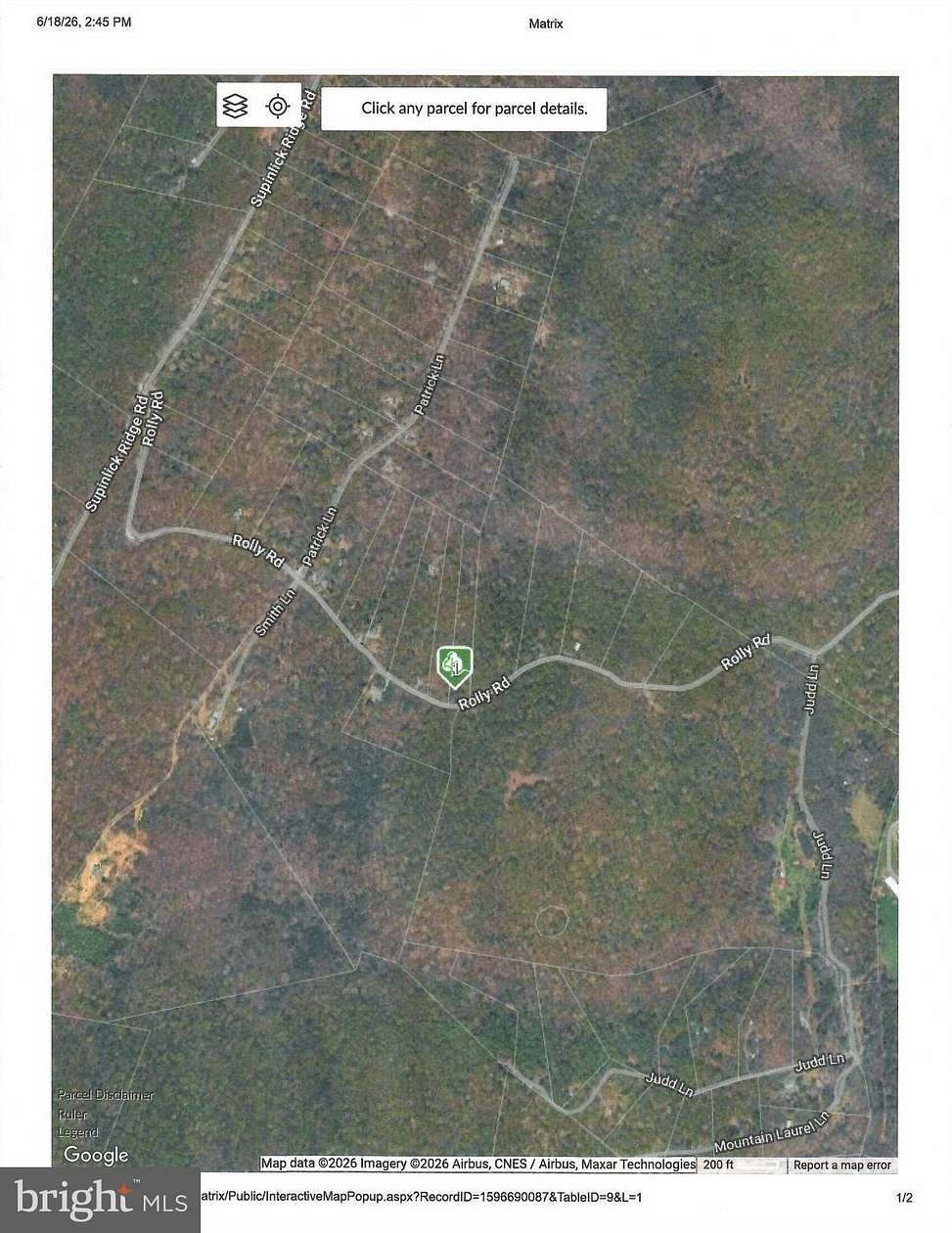 3.15 Acres of Residential Land for Sale in Mount Jackson, Virginia