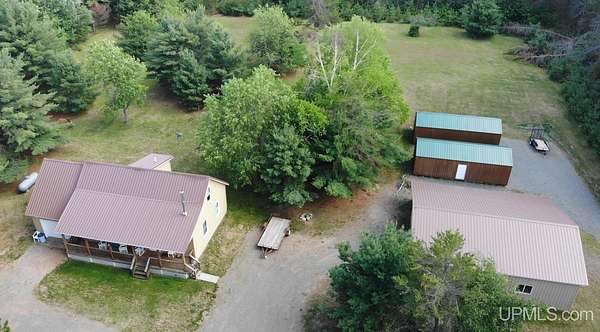 4 Acres of Land with Home for Sale in Kenton, Michigan