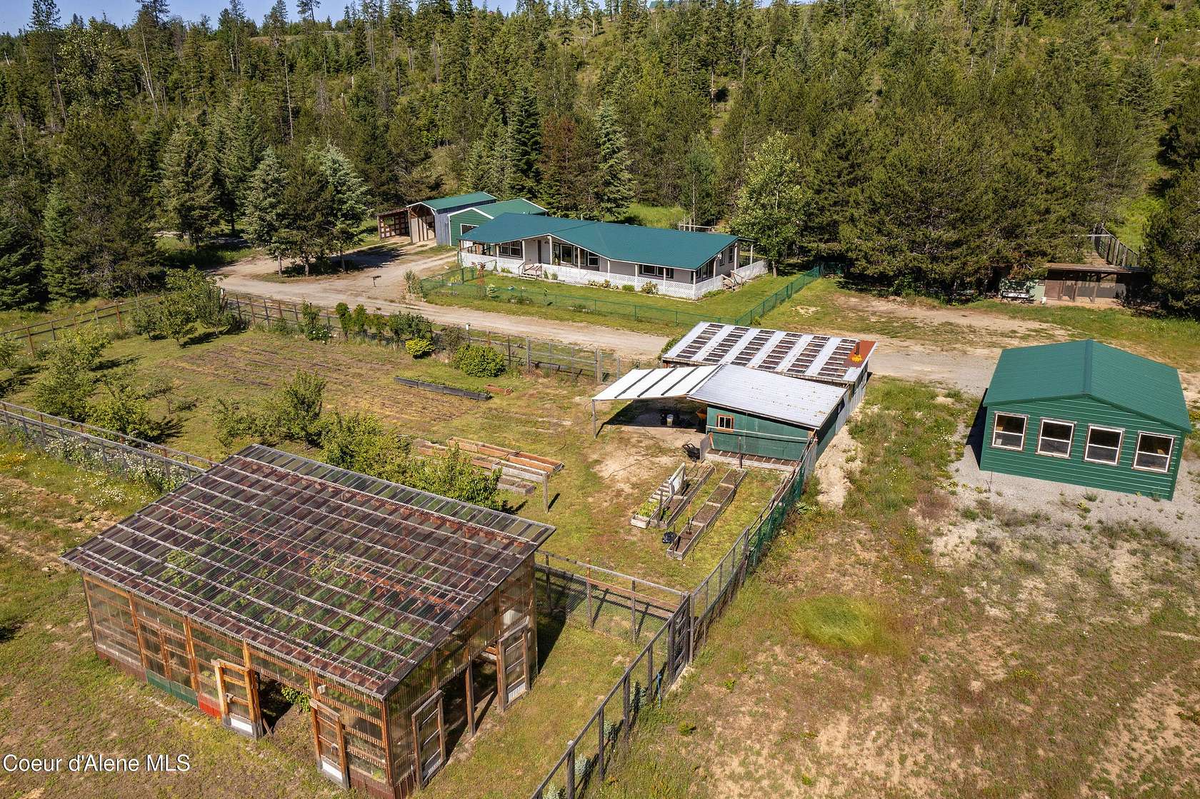 20 Acres of Land with Home for Sale in Athol, Idaho