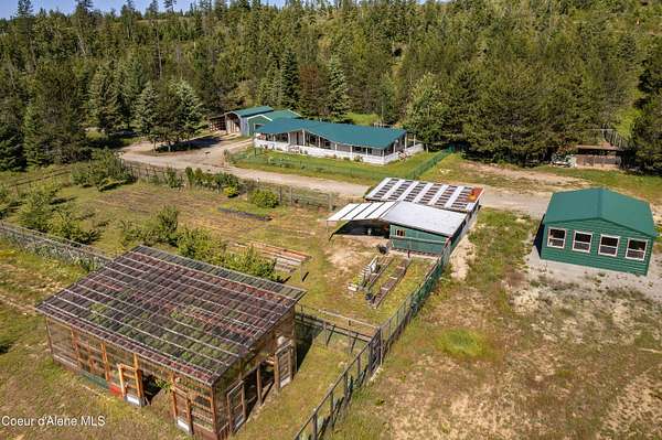 20 Acres of Land with Home for Sale in Athol, Idaho