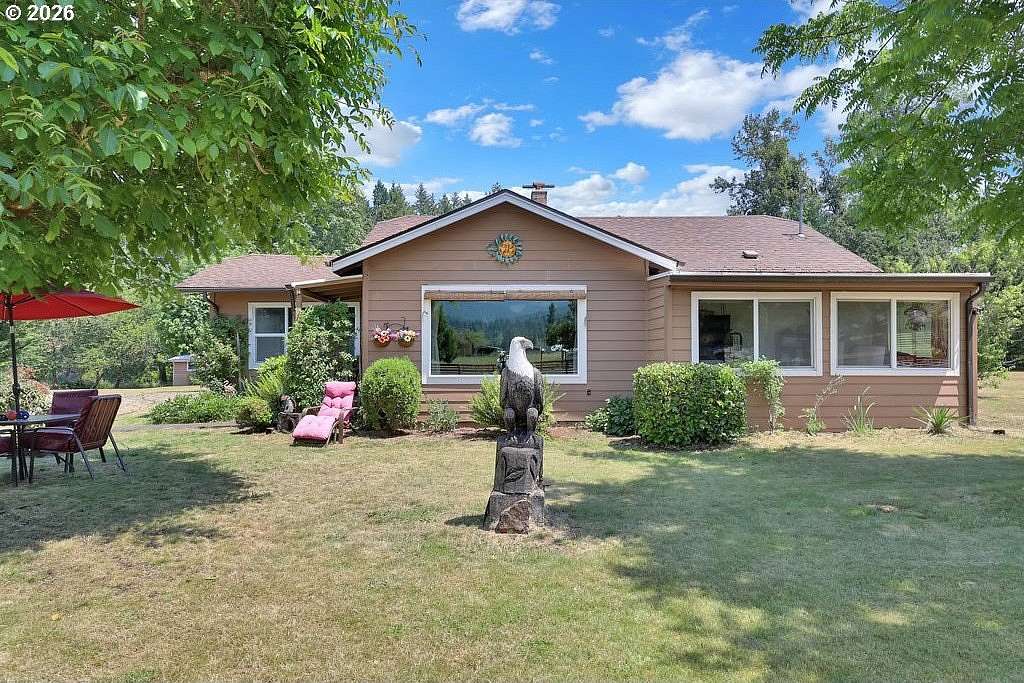 14.3 Acres of Land with Home for Sale in Dexter, Oregon