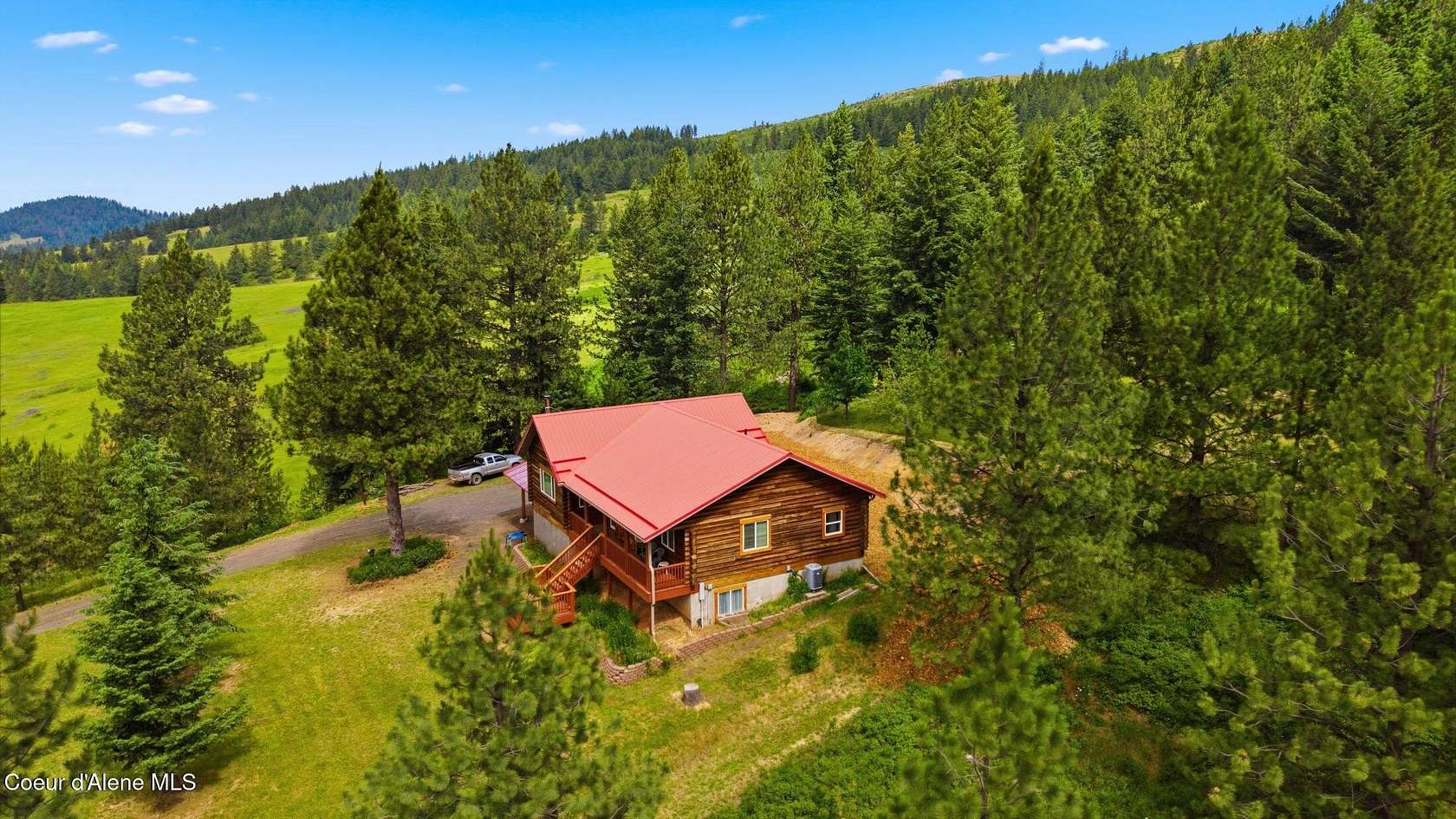 6.76 Acres of Land with Home for Sale in Plummer, Idaho