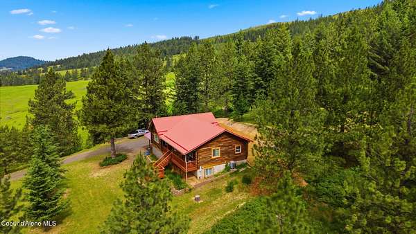6.76 Acres of Land with Home for Sale in Plummer, Idaho