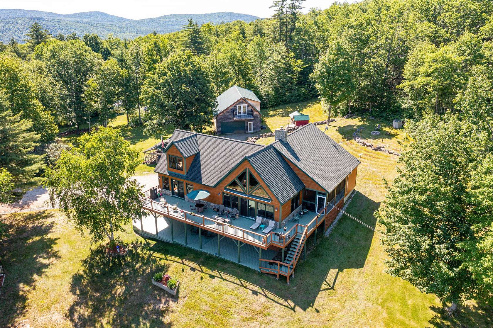 10 Acres of Land with Home for Sale in Lovell, Maine