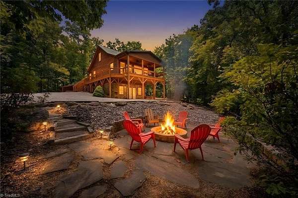 2.1 Acres of Land with Home for Sale in Purlear, North Carolina