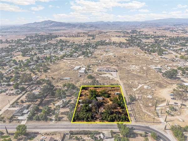 1.6 Acres of Land with Home for Sale in Perris, California