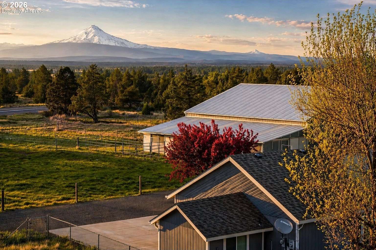 4.78 Acres of Land with Home for Sale in Redmond, Oregon