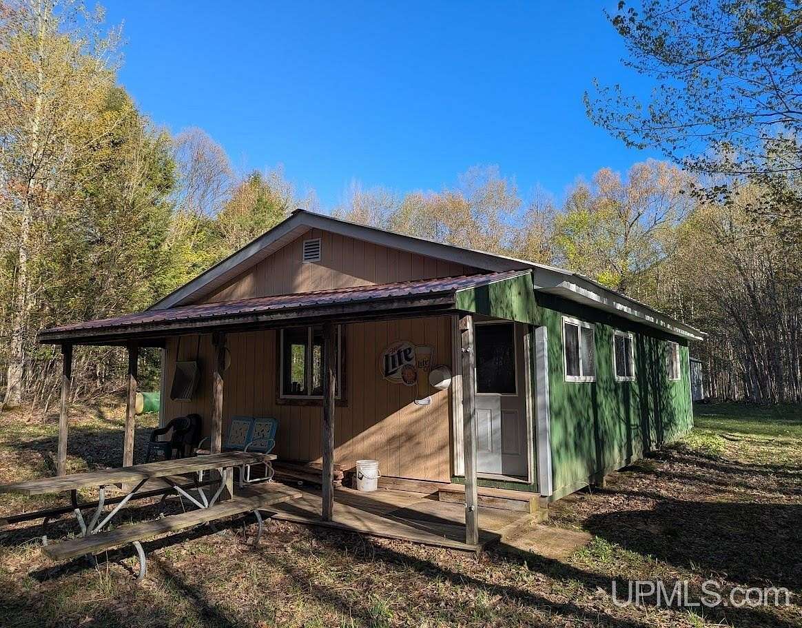 80 Acres of Recreational Land with Home for Sale in Mass City, Michigan