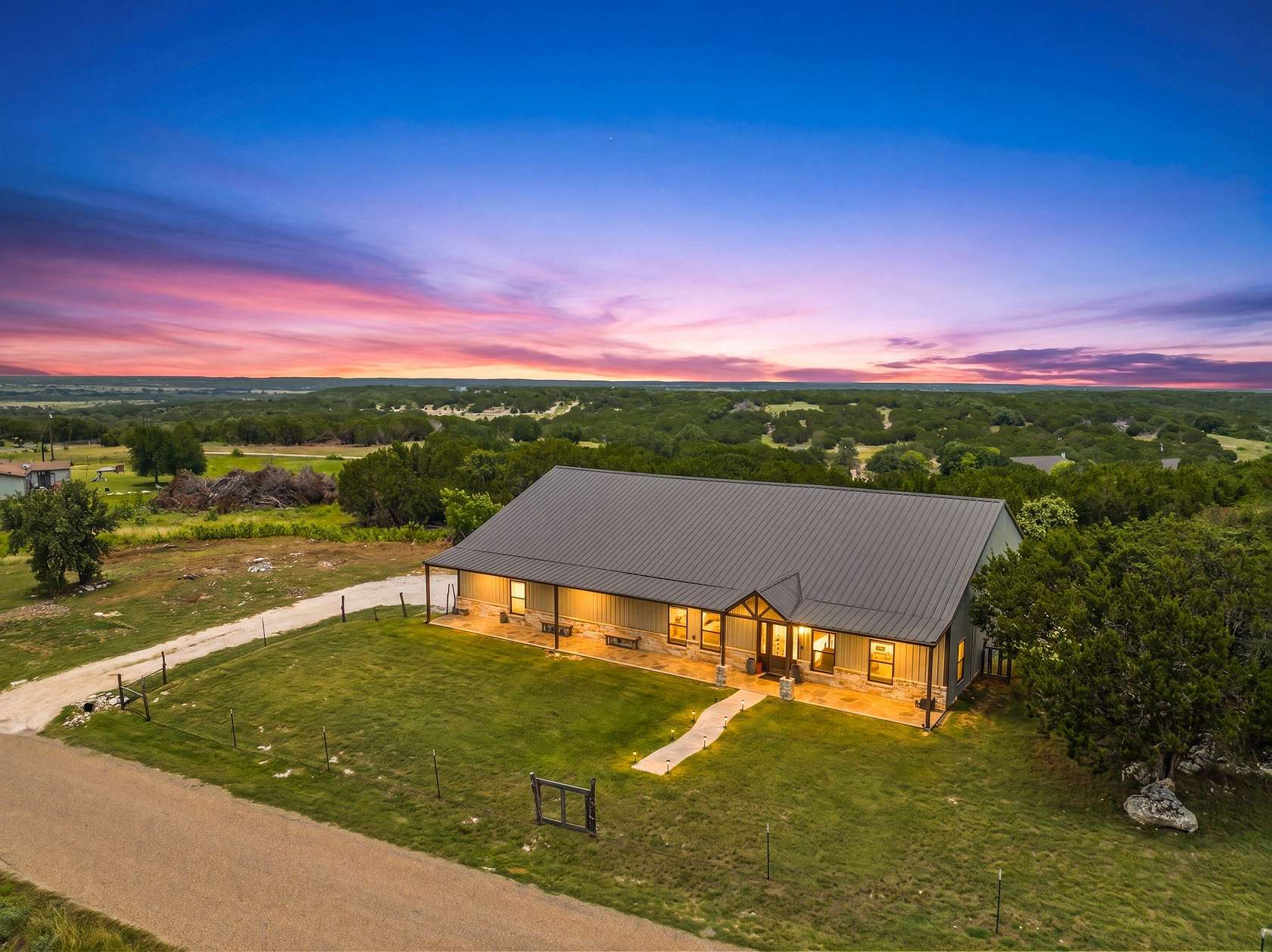 3 Acres of Land with Home for Sale in Meridian, Texas