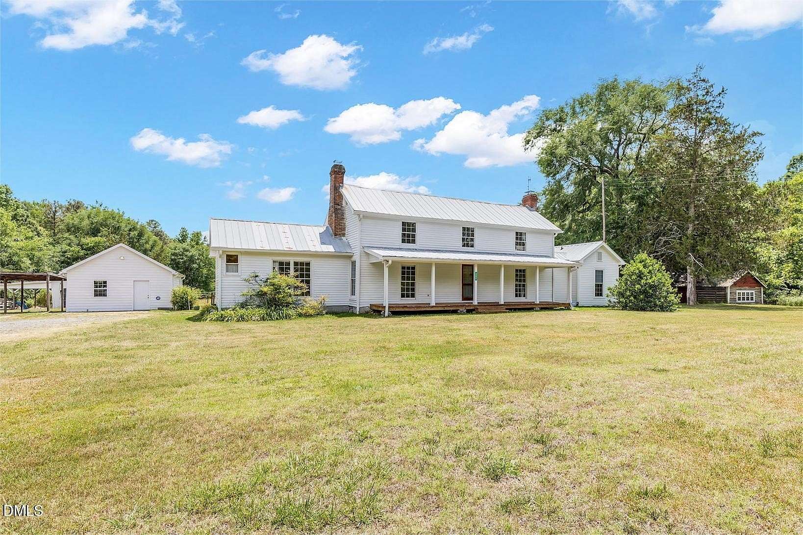 37.4 Acres of Land with Home for Sale in Oxford, North Carolina