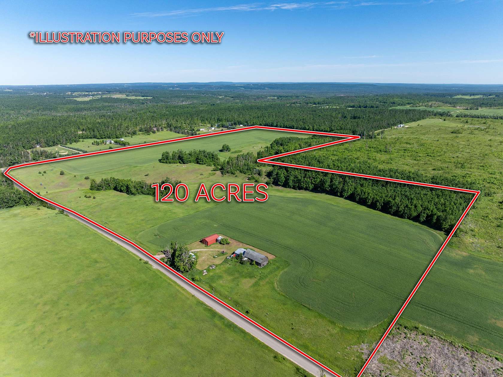 120 Acres of Land for Sale in Johannesburg, Michigan