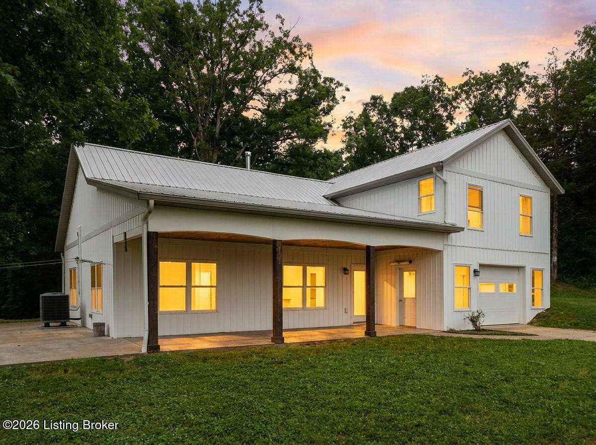 11.7 Acres of Land with Home for Sale in Pleasureville, Kentucky