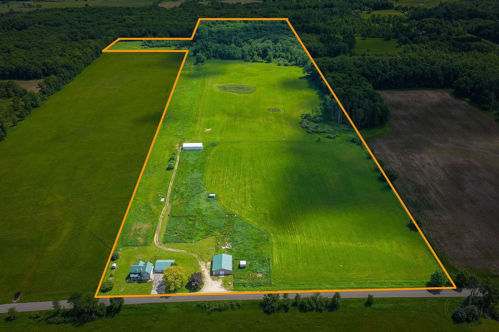 53.6 Acres of Land with Home for Sale in Reed City, Michigan