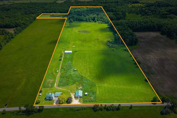 53.6 Acres of Land with Home for Sale in Reed City, Michigan
