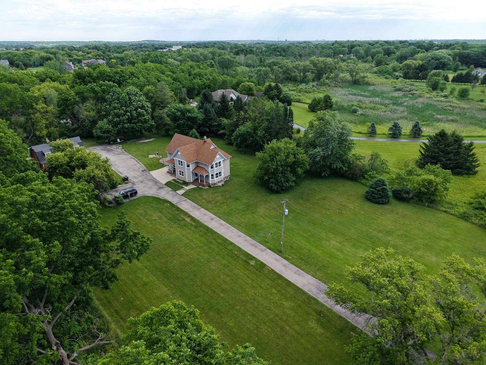 2 Acres of Land with Home for Sale in New Berlin, Wisconsin