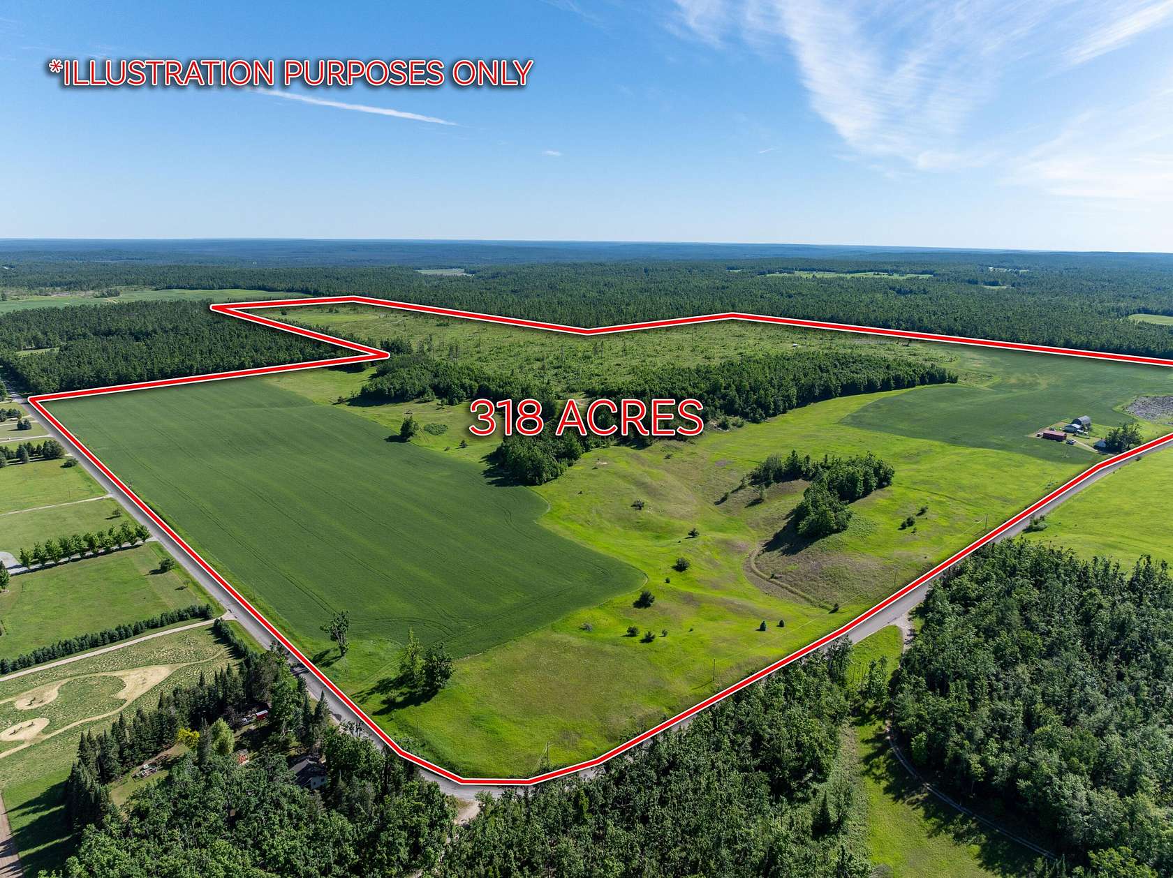 318 Acres of Land for Sale in Johannesburg, Michigan