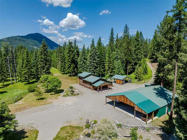 29.1 Acres of Land with Home for Sale in Trout Creek, Montana