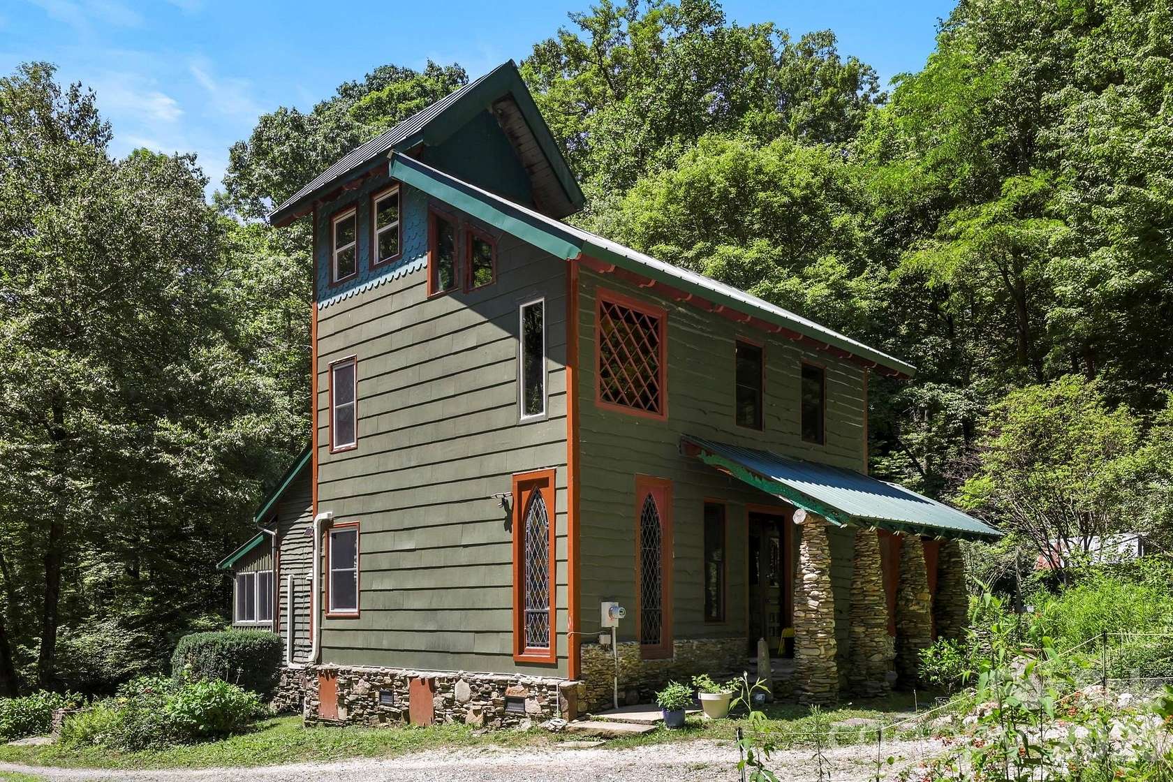 6.7 Acres of Land with Home for Sale in Black Mountain, North Carolina