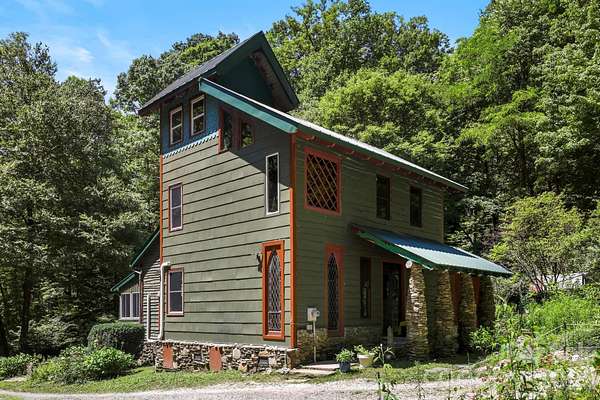 6.7 Acres of Land with Home for Sale in Black Mountain, North Carolina