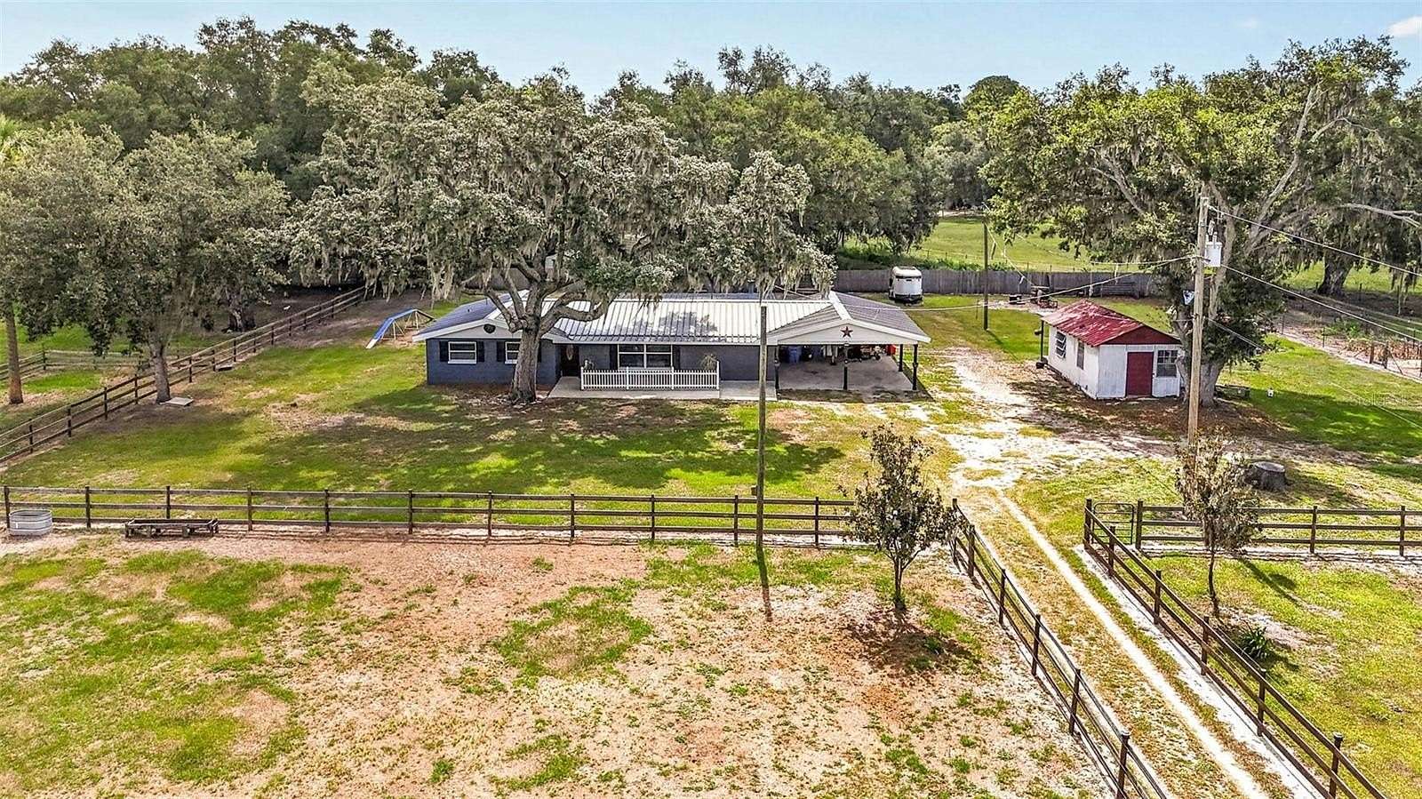 7 Acres of Land with Home for Sale in Plant City, Florida