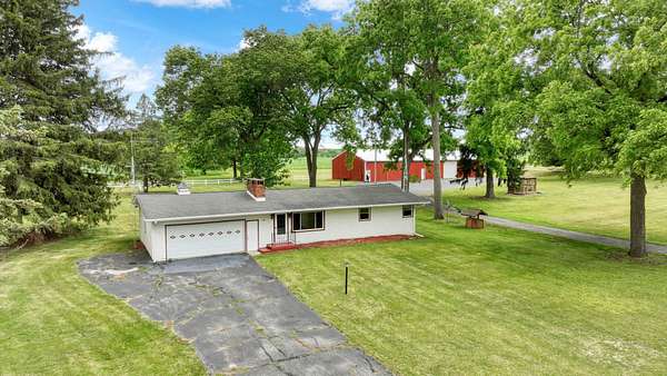 2.45 Acres of Land with Home for Sale in Brooklyn, Michigan