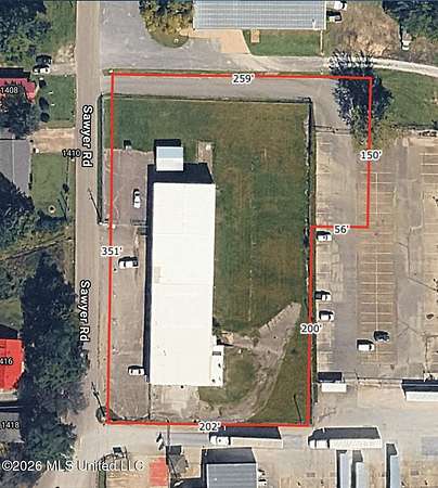 1.57 Acres of Commercial Land for Sale in Corinth, Mississippi