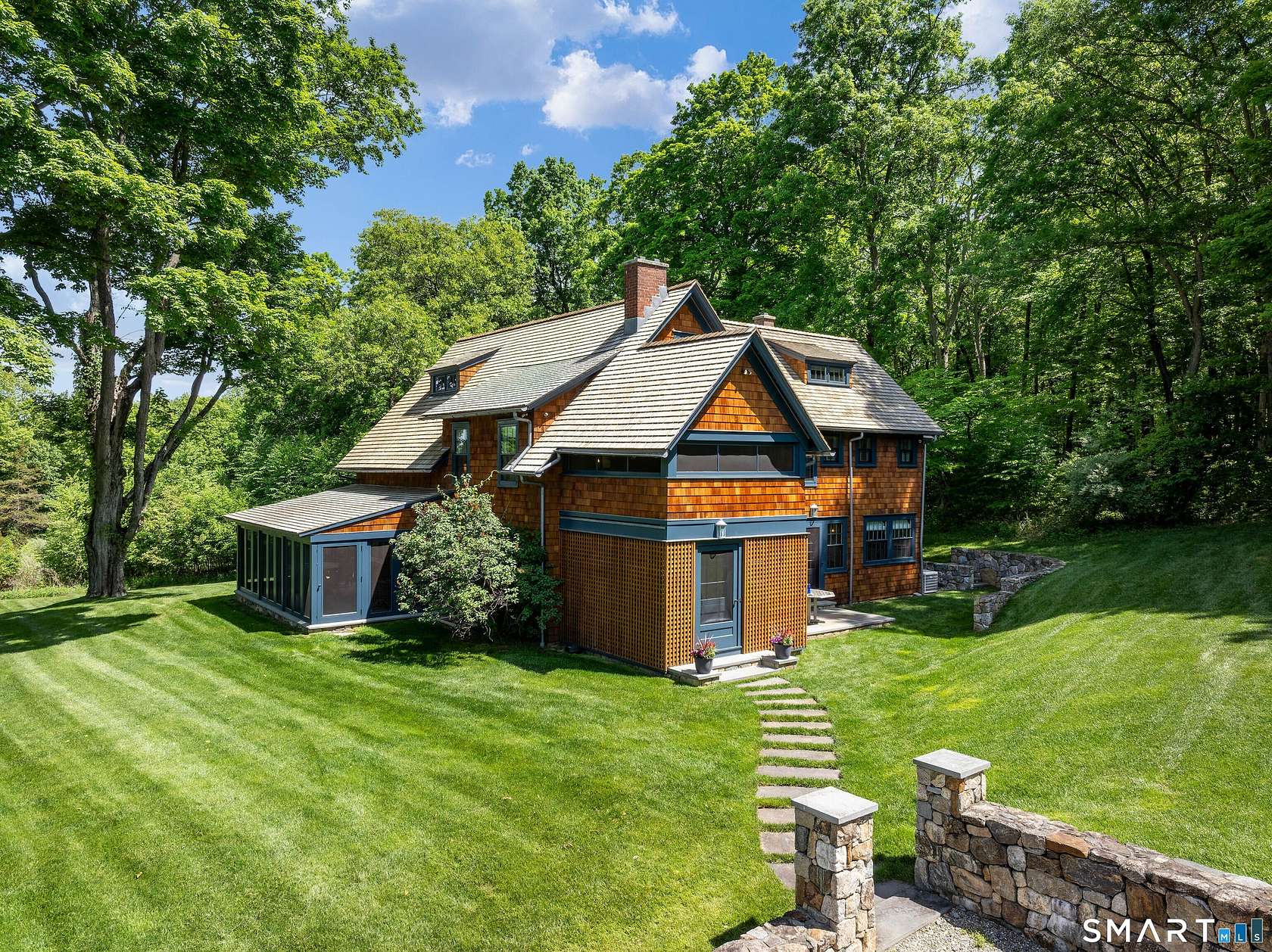 18.2 Acres of Land with Home for Sale in Redding, Connecticut