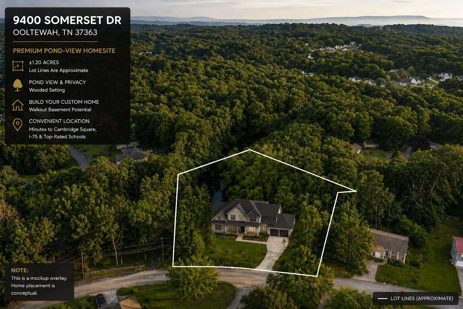 1.2 Acres of Residential Land for Sale in Ooltewah, Tennessee