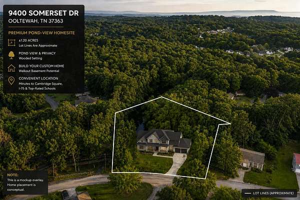 1.2 Acres of Residential Land for Sale in Ooltewah, Tennessee