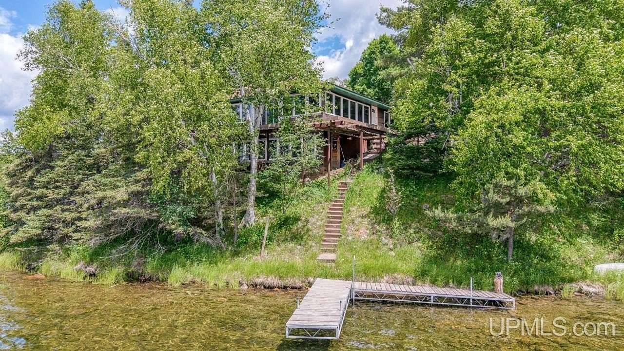 8.6 Acres of Land with Home for Sale in Crystal Falls, Michigan