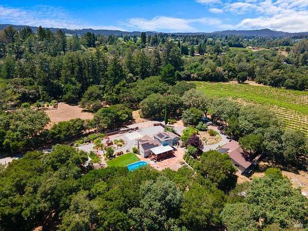 2.3 Acres of Land with Home for Sale in Sebastopol, California