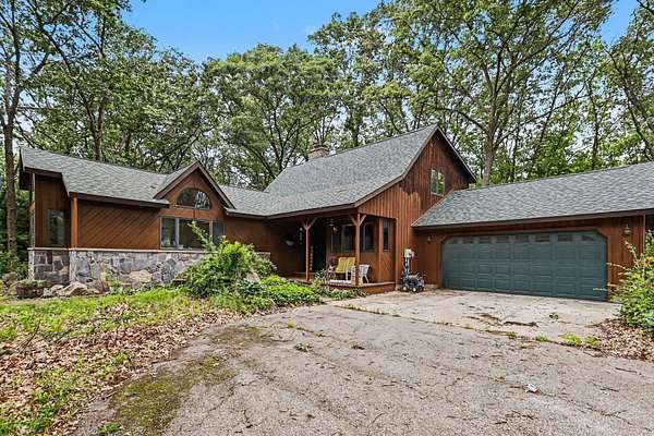 19.5 Acres of Recreational Land with Home for Sale in Delton, Michigan