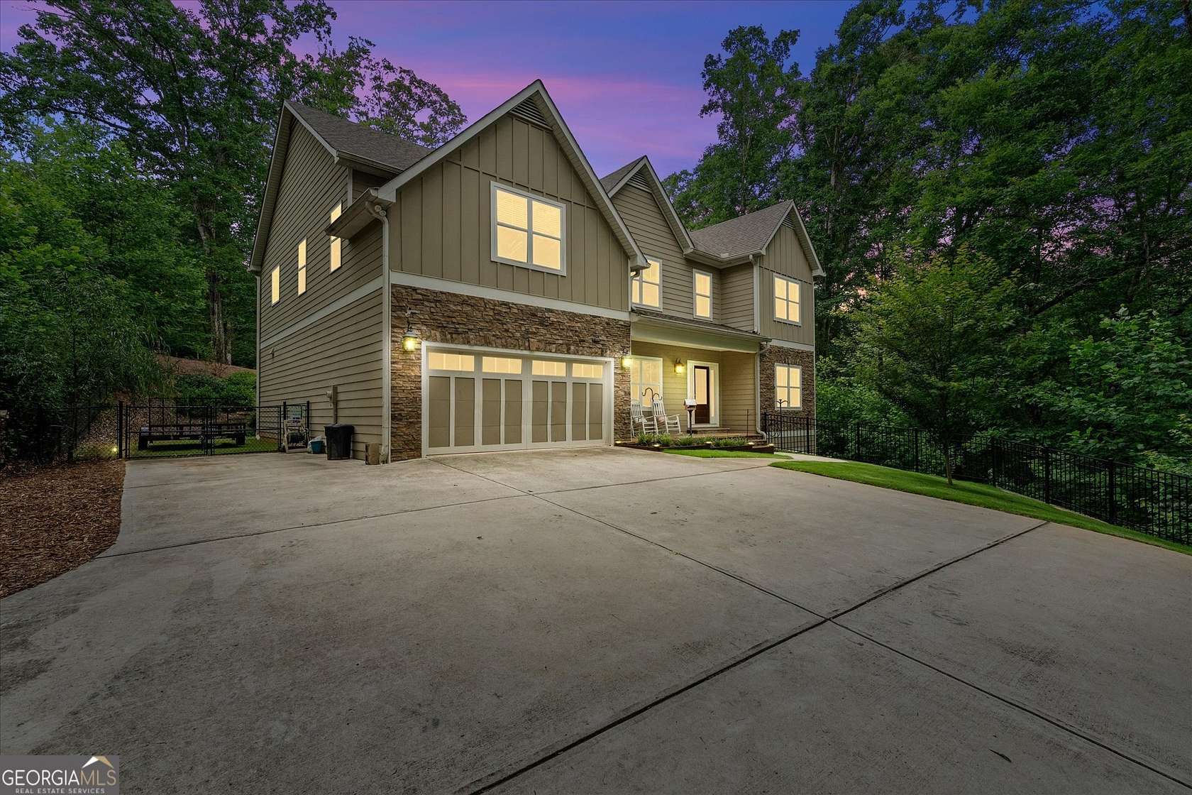 3.88 Acres of Land with Home for Sale in Villa Rica, Georgia