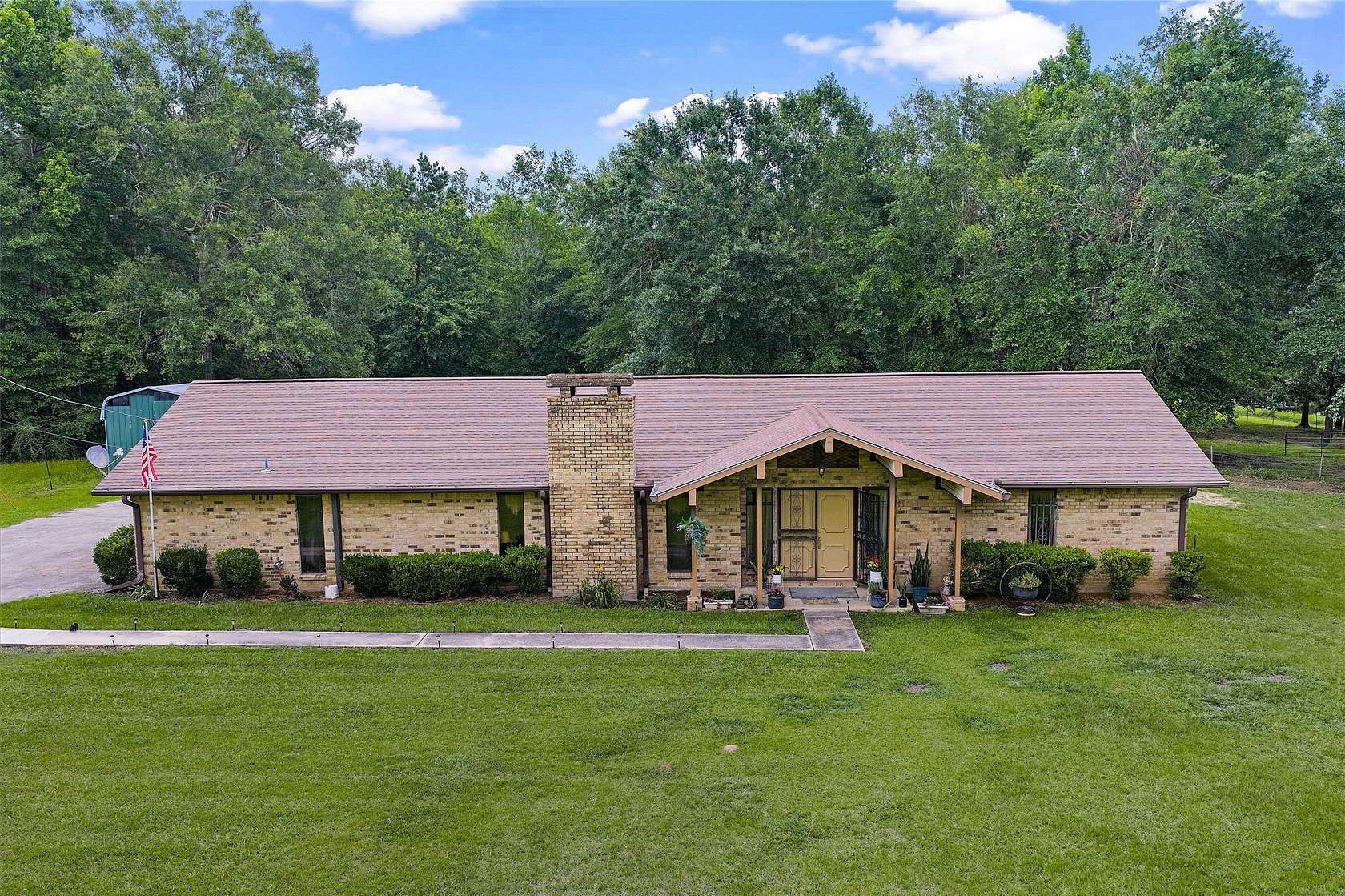 8 Acres of Land with Home for Sale in Timpson, Texas
